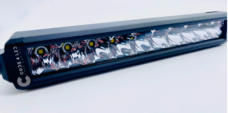 Code 4 LED Supply Clear Single Row Light Bars - 23 inch 100 watt