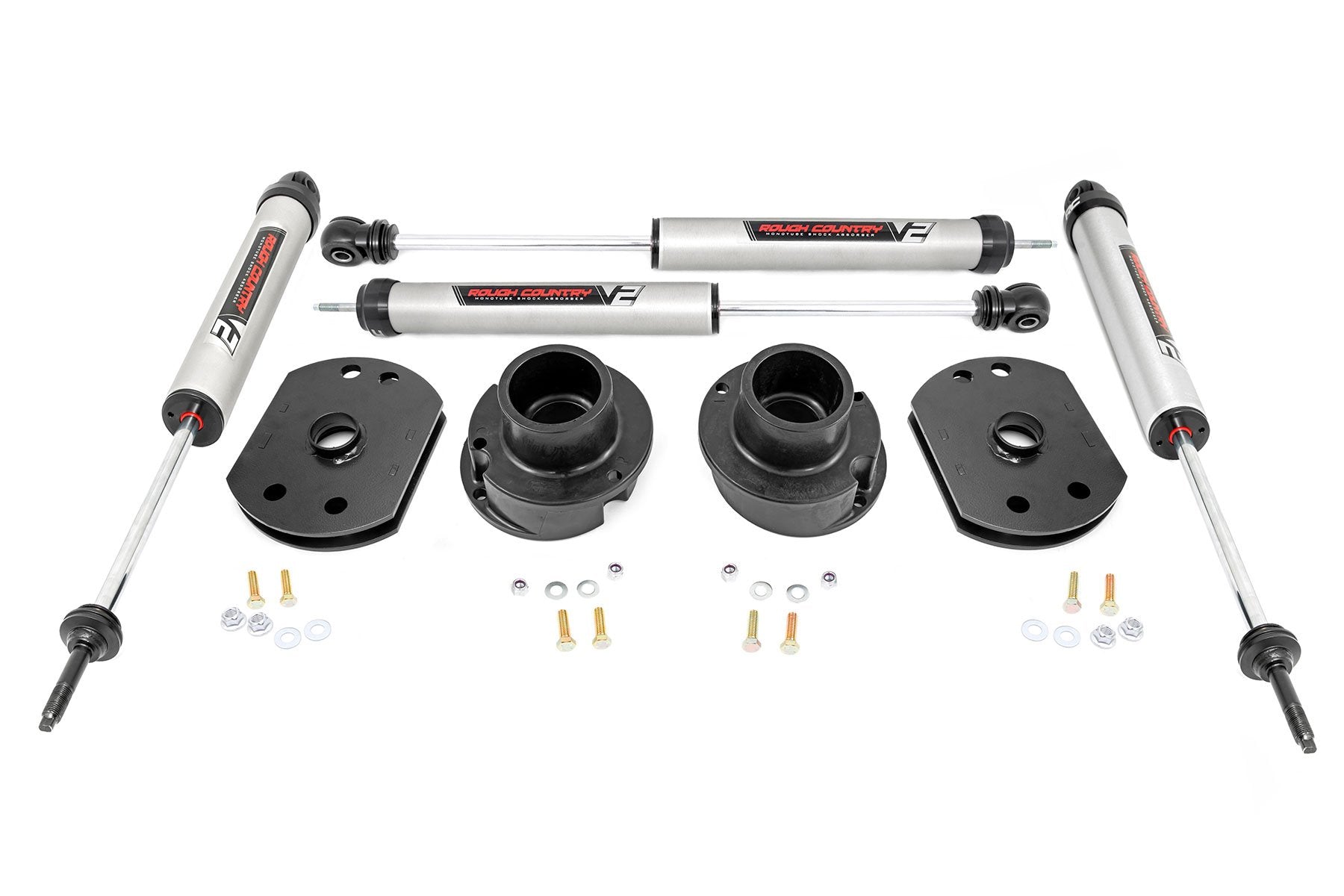 Rough Country 2.5in for Dodge Lift Kit V2 Shocks 14-20 Ram 2500 4wd 30270