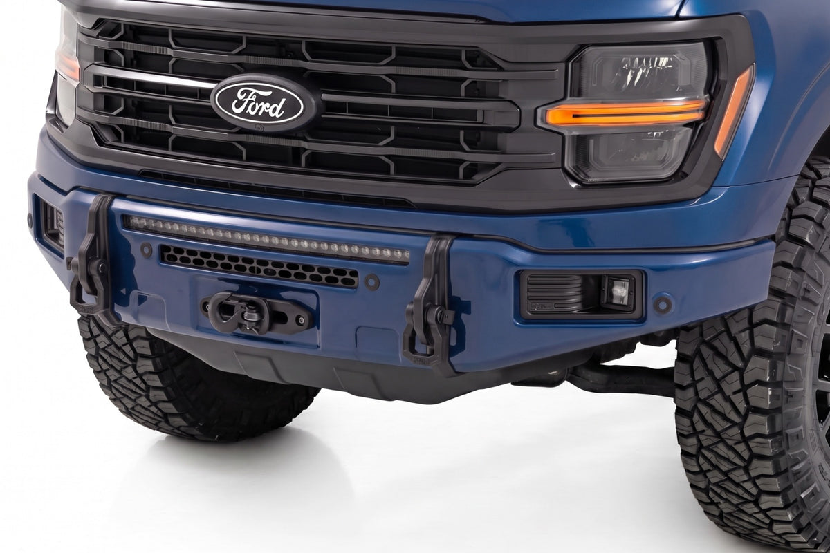 Rough Country FXS Front Bumper | HX Antimatter Blue EcoBoost for Ford F150 21-25 13012-HX