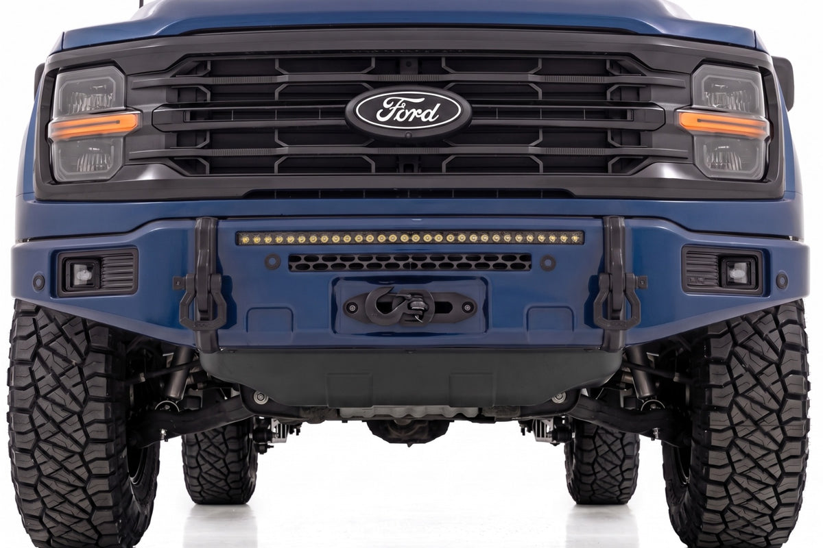 Rough Country FXS Front Bumper | HX Antimatter Blue EcoBoost for Ford F150 21-25 13012-HX