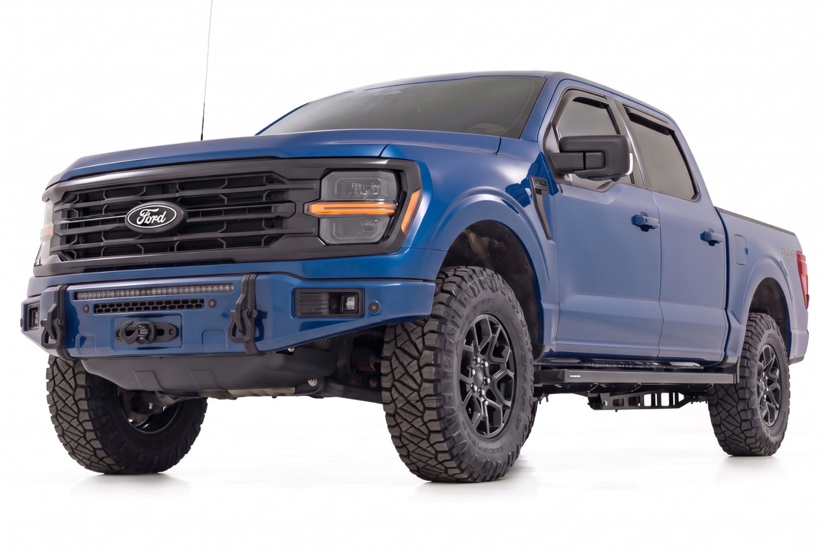 Rough Country FXS Front Bumper | E9 Argon Blue | EcoBoost | for Ford F150 21-25 13012-E9