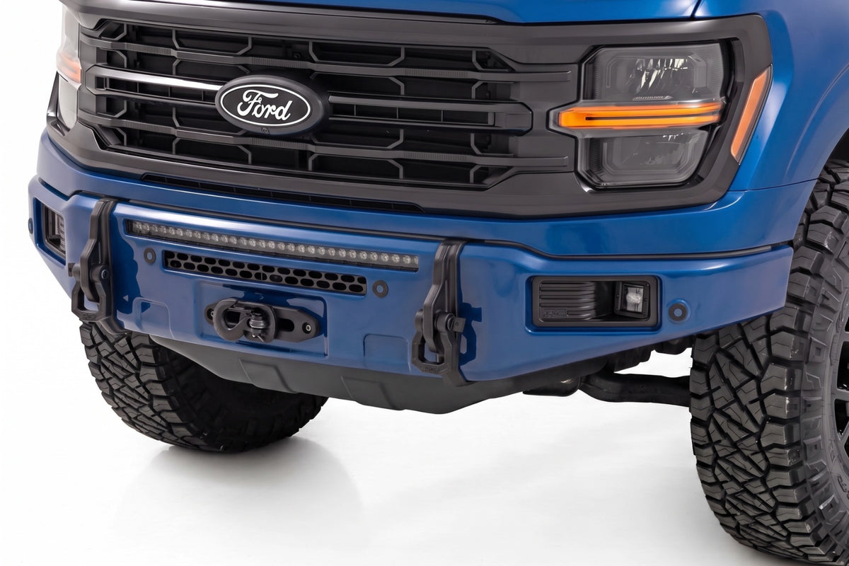 Rough Country FXS Front Bumper | E9 Argon Blue | EcoBoost | for Ford F150 21-25 13012-E9