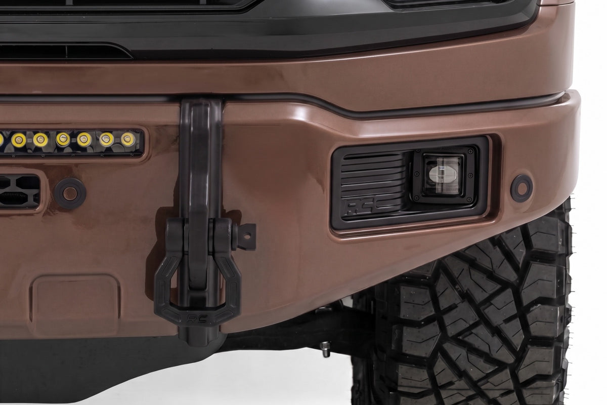 Rough Country FXS Front Bumper | LJ Darkened Bronze EcoBoost for Ford F150 21-25 13012-LJ