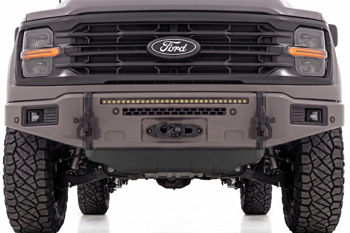 Rough Country FXS Front Bumper | JX Lead Foot | EcoBoost | for Ford F150 21-25 13012-JX