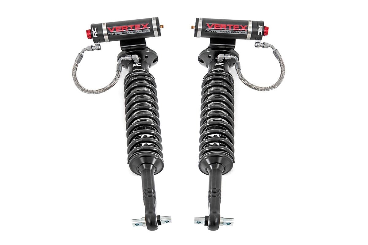 Rough Country Vertex 2.5 Adjustable Coilovers | Front | 6.5-7.5" | for Ford F-150 2WD (14-25)