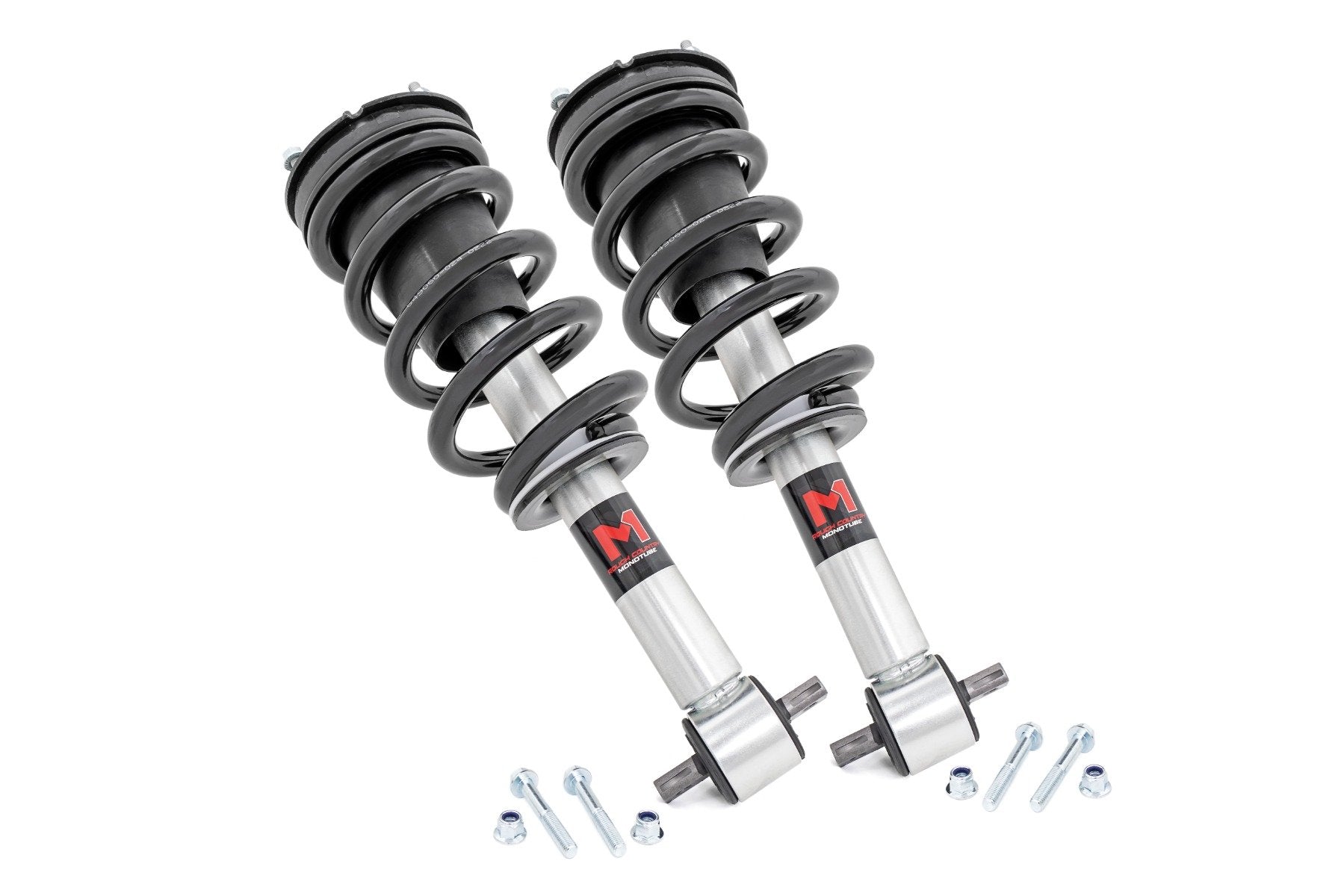 Rough Country M1 Adjustable Lowering Struts | Monotube | -2" | Chevy/GMC 1500 (14-18 & Classic) 502189