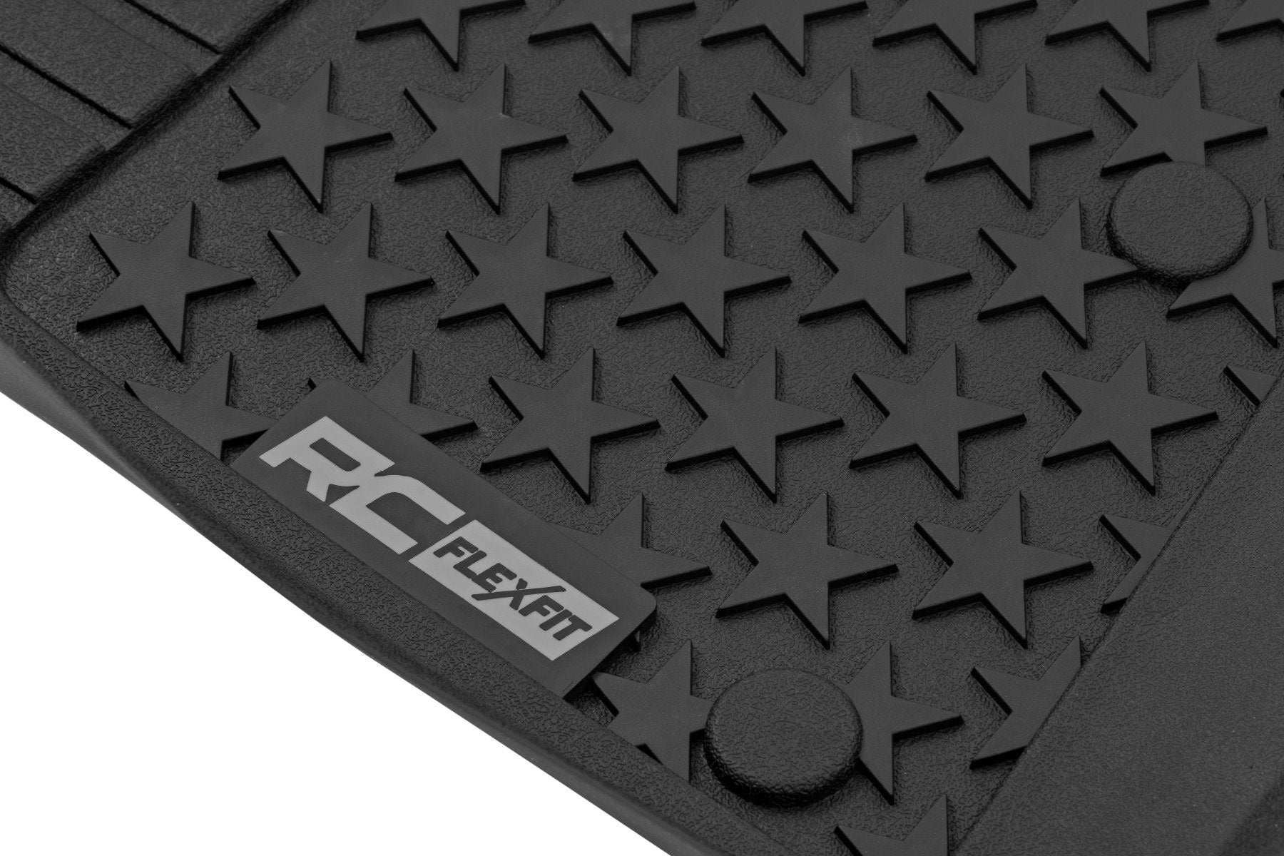 Rough Country Floor Mats FR 4DR for Jeep Wrangler Unlimited 4WD 14-18 FF-6141
