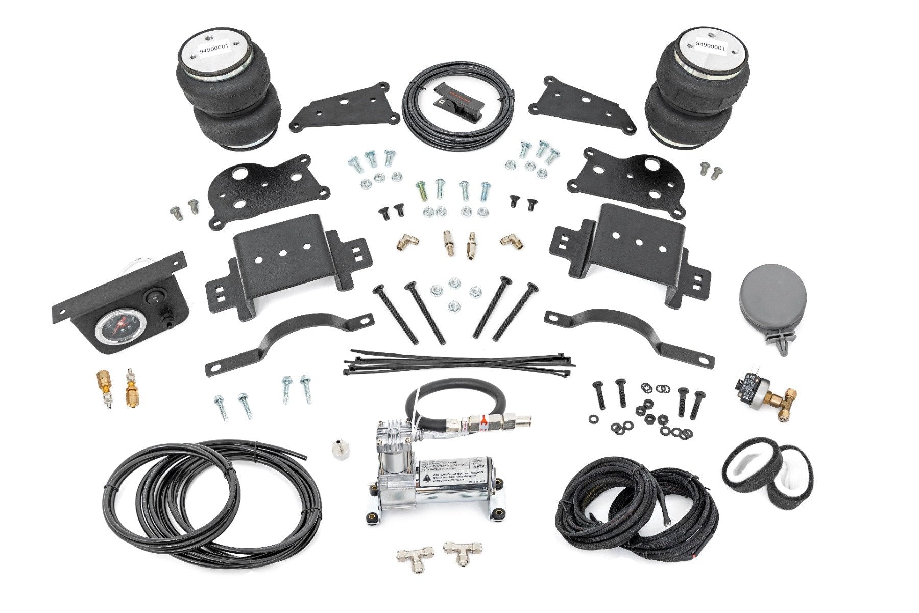 Rough Country Air Spring Kit w/Compressor | for Ram 2500 2WD 2014-2024 10037C -1