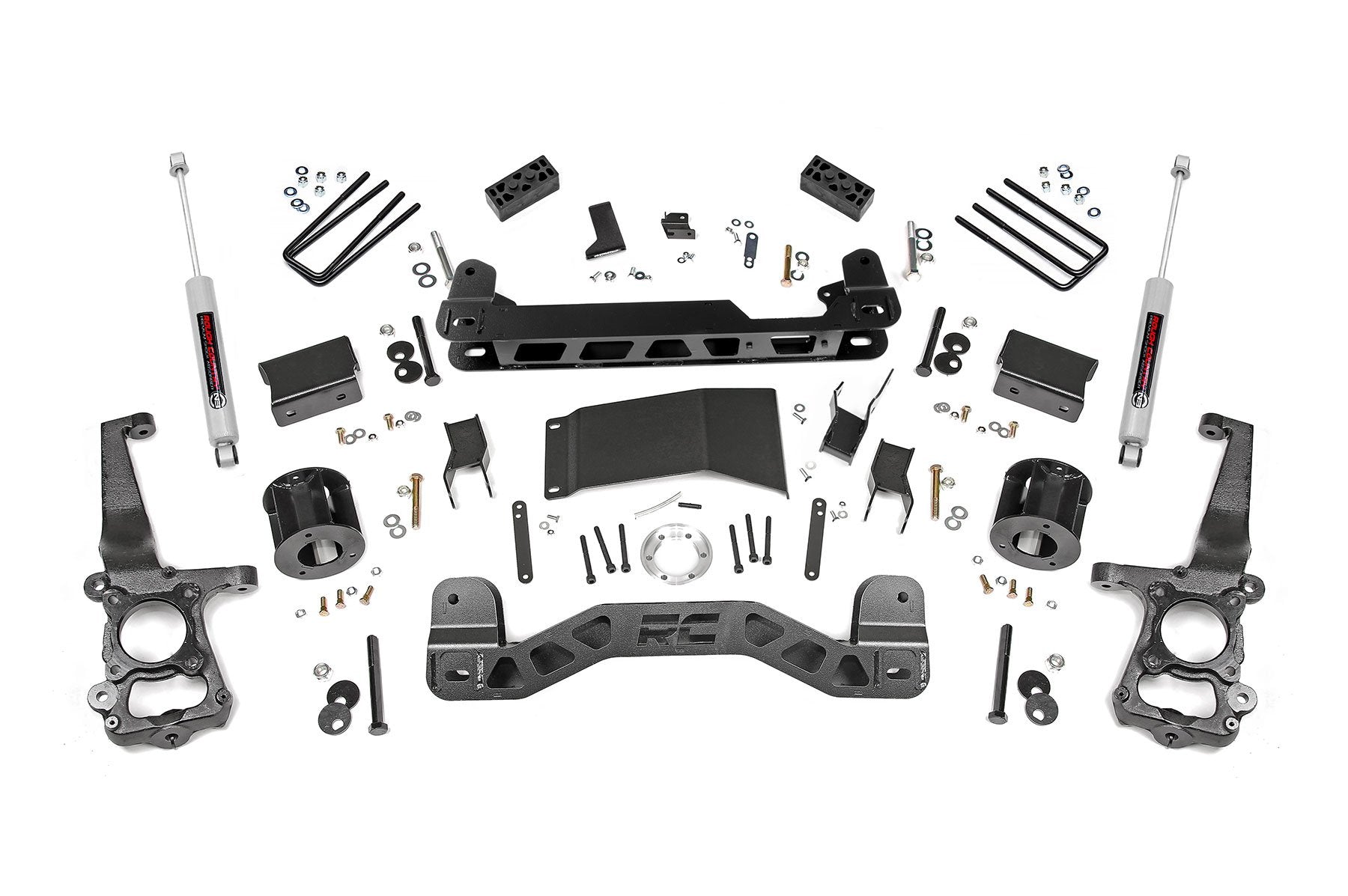 Rough Country 4in for Ford Suspension Lift Kit 15-20 F-150 4wd 55530