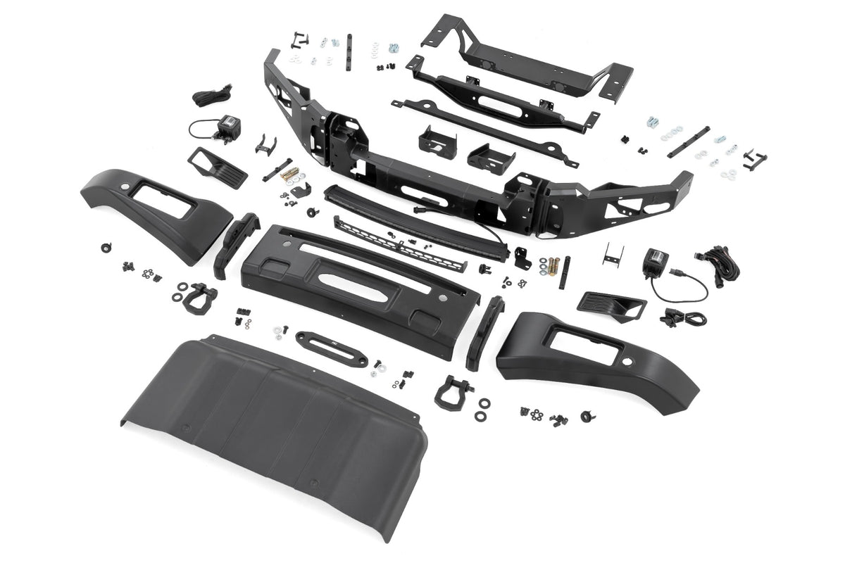 Rough Country FXS Front Bumper | E7 Velocity Blue | EcoBoost for Ford F150 21-25 13012-E7
