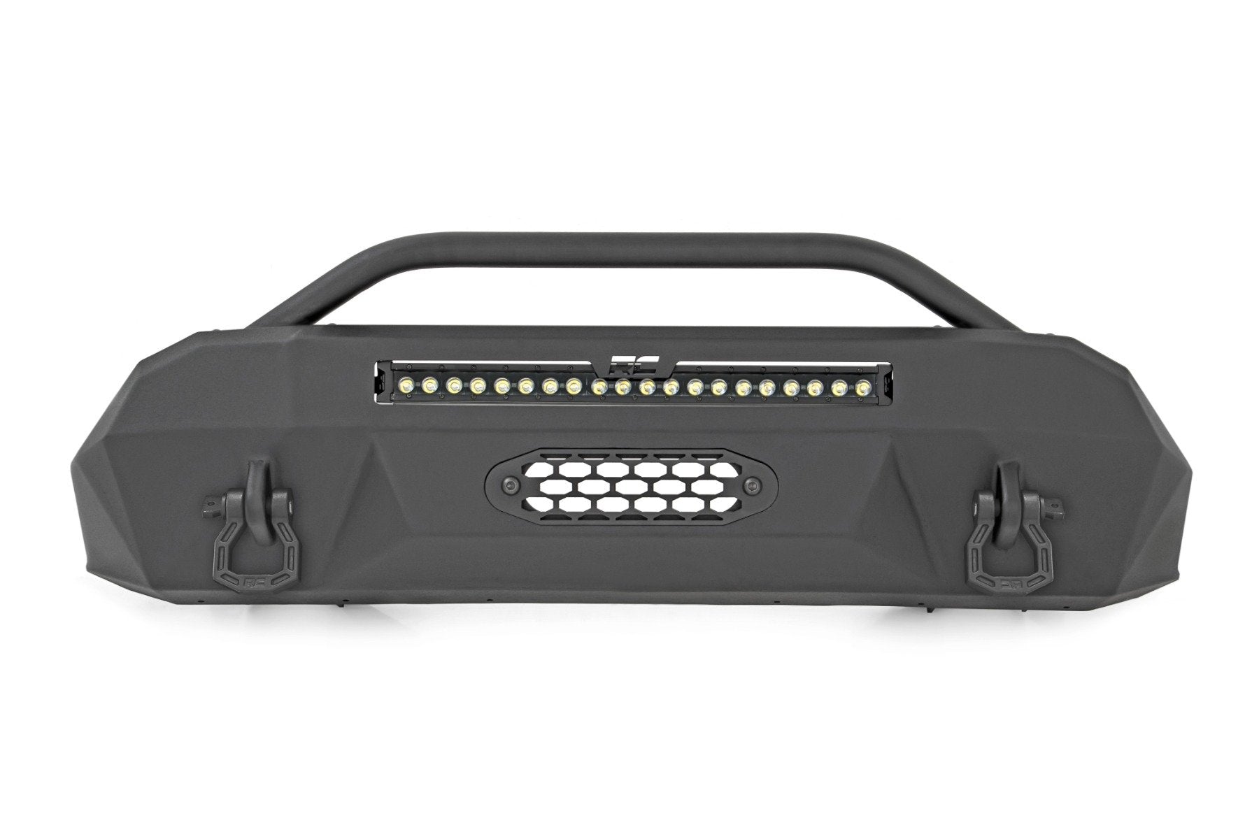 Rough Country Front Bumper Hybrid 20" Blk LED Toyota Tacoma 4WD (2016-2022) 10718