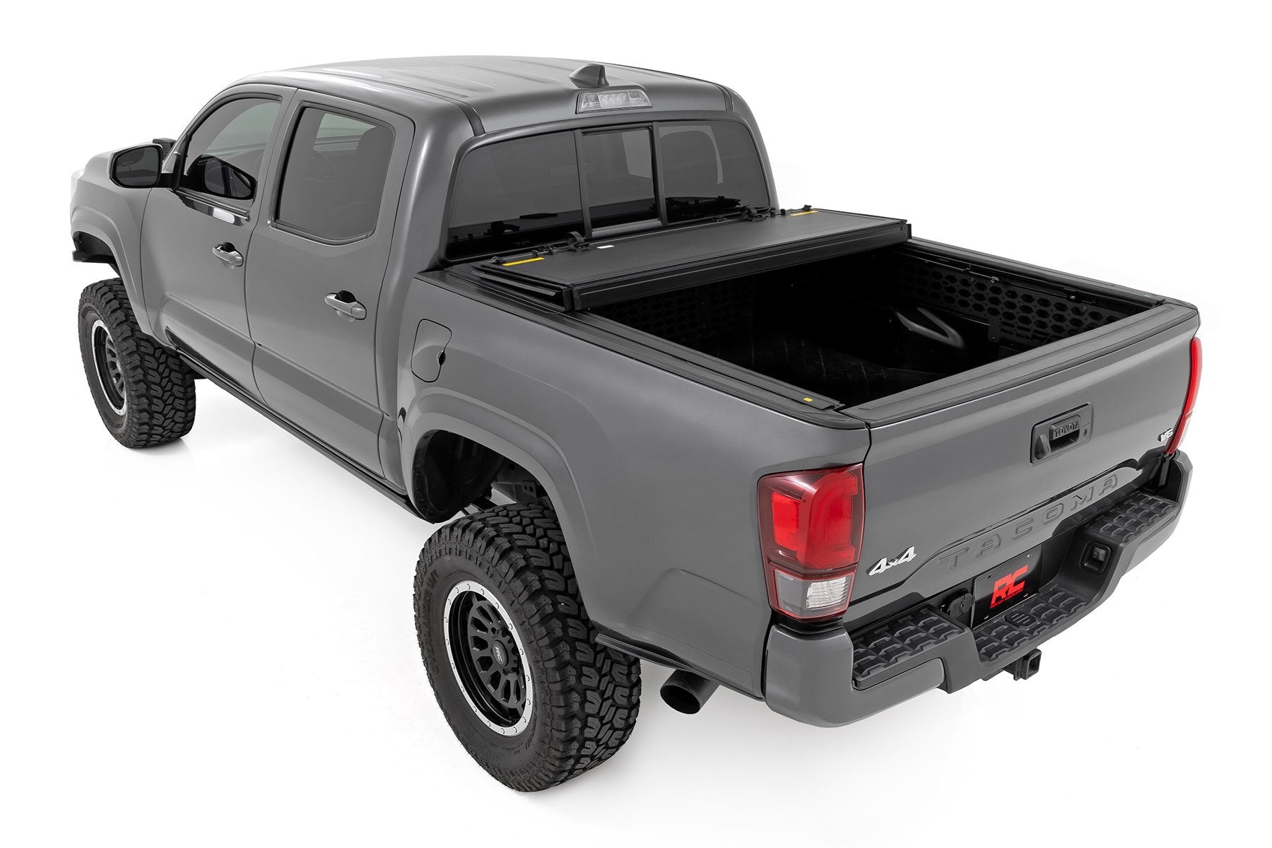 Rough Country Hard Tri-Fold Flip Up Bed Cover 5' Bed Toyota Tacoma 16-23 49420500
