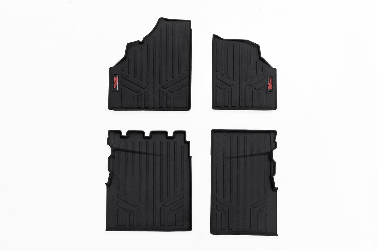 Rough Country Floor Mats | Front & Rear | Can-Am Defender HD5/HD7/HD8/HD9/HD10 U-1103