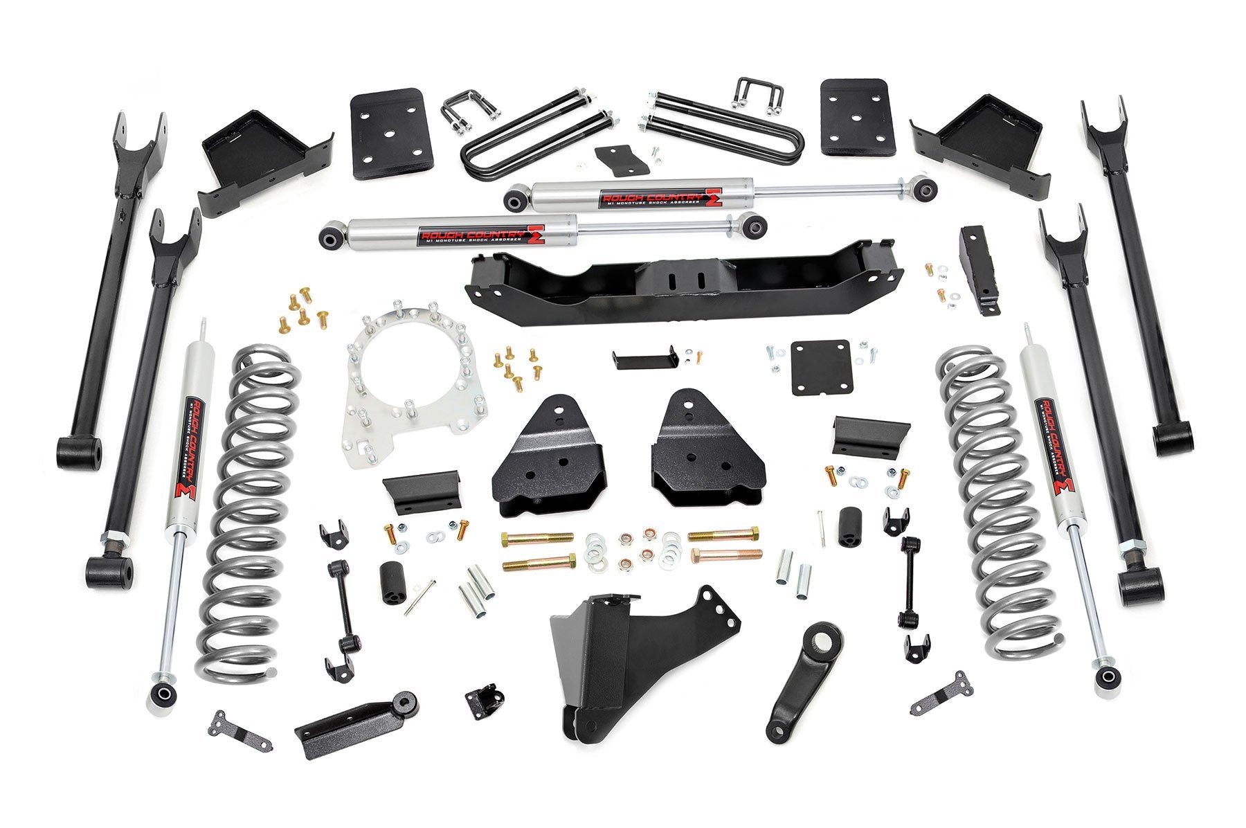 Rough Country 6 Inch Lift Kit 4-Link No OVLD M1 for Ford SuperDuty 17-22 52640