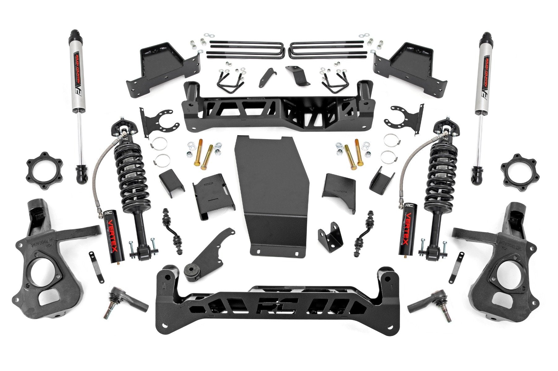 Rough Country 7in Chevy/GMC Lift Kit Vertex & V2 14-18 1500 PU 4wd Cast Steel 22857