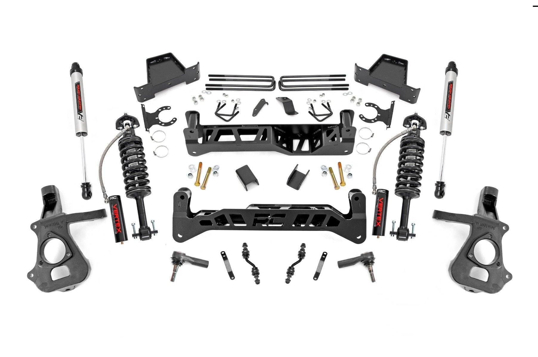 Rough Country 7inch Suspension Lift Kit For Chevy/GMC 1500 w/Vertex & V2 14-18 23757