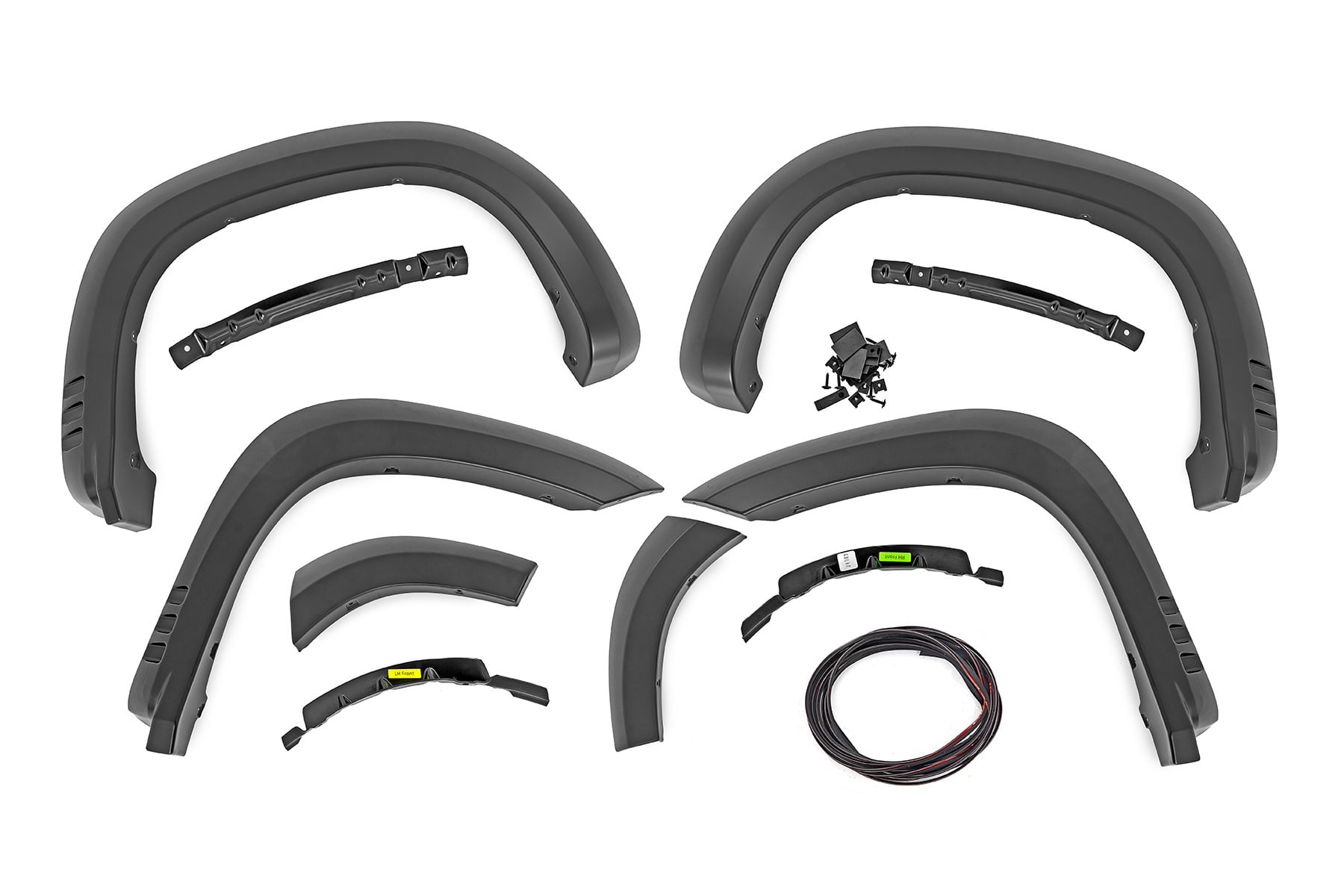 Rough Country Fender Flares | SF1 | GXD Sterling Grey Metallic | Chevy Silverado 1500 (19-26) F-C319201A-GXD