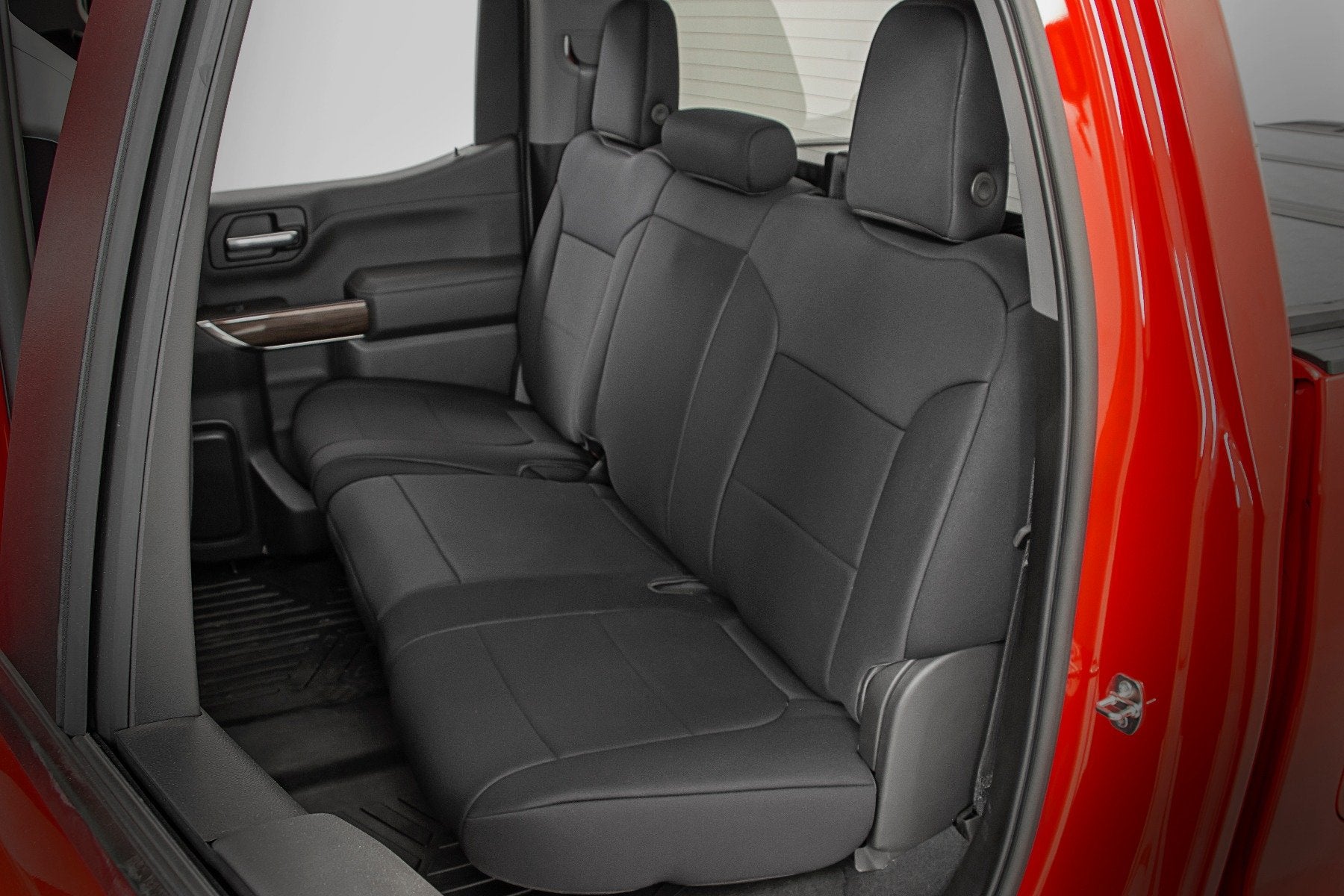 Rough Country GM Neoprene Seat Covers Front and Rear Black 19-21 1500 91036