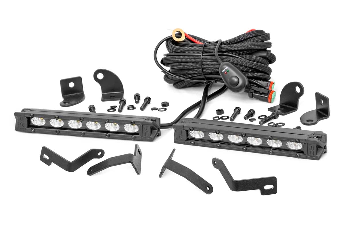Rough Country Ford Dual 6in LED Bumper Kit 19-20 Ranger 70829