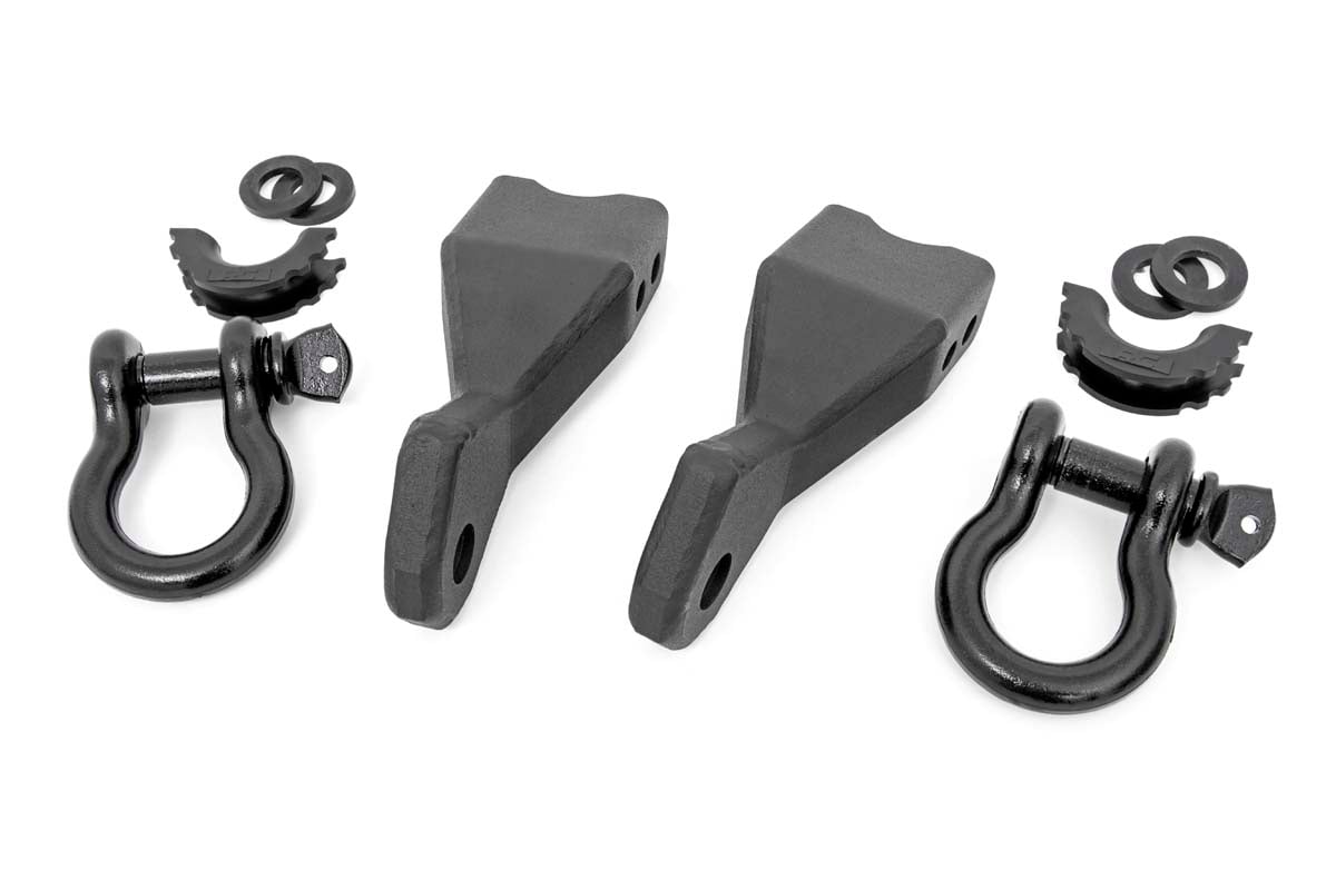 Rough Country Chevy Tow Hook to Shackle Conversion Kit Chevy Silverado 1500 RS155