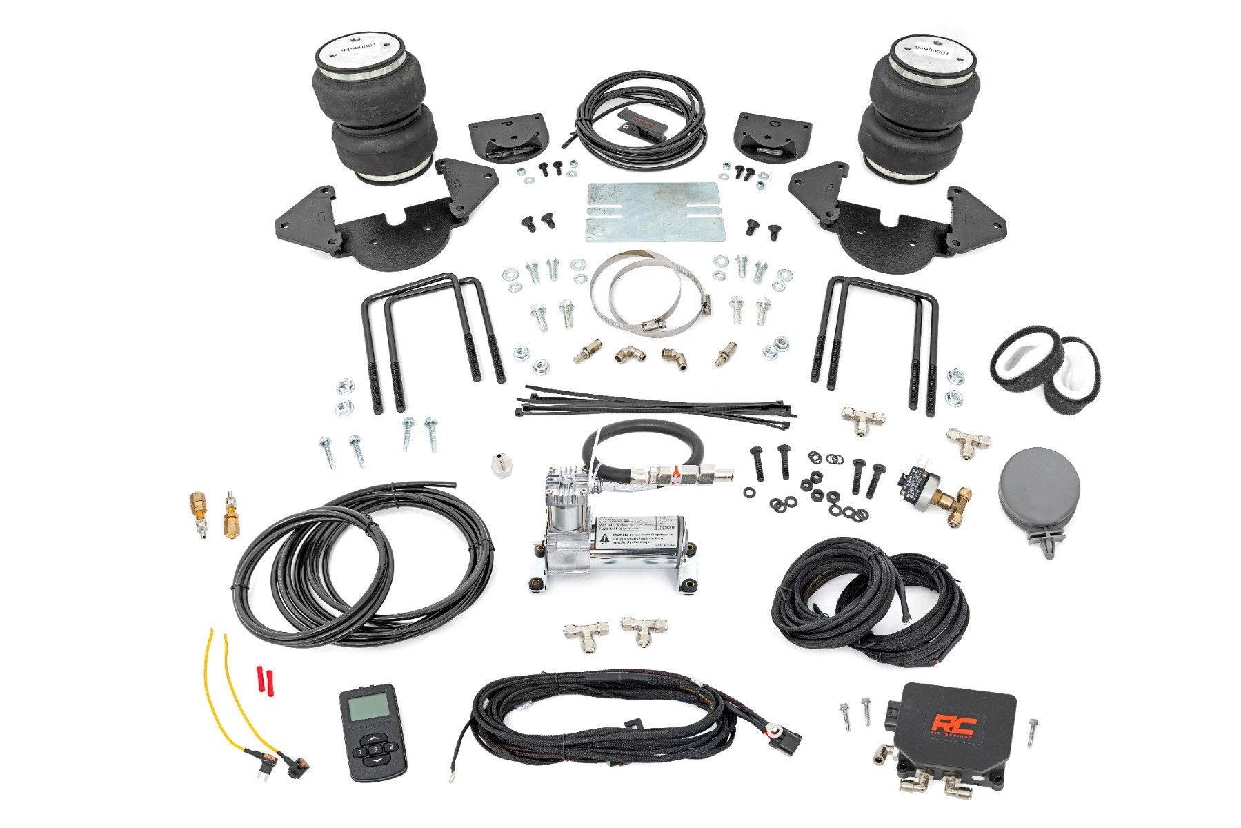 Rough Country Air Spring Kit w/Compressor Chevy/GMC 1500 19-23 10011WC
