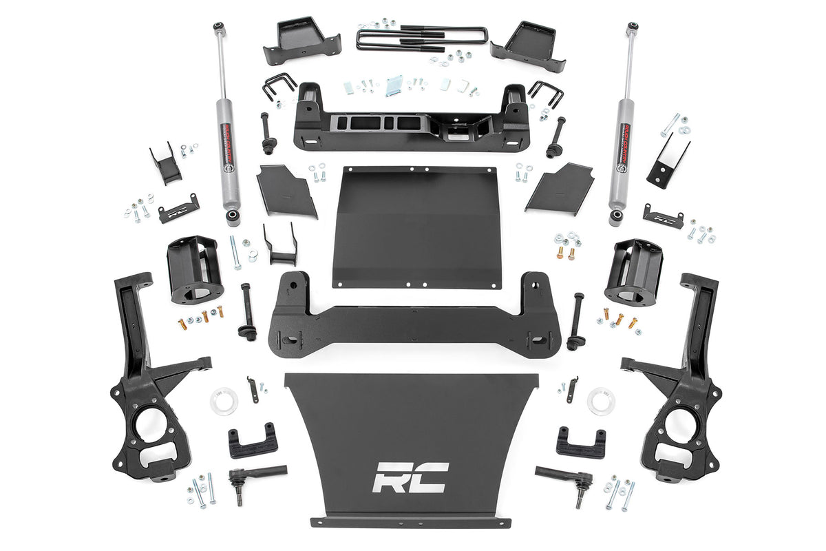 Rough Country 6" Lift Kit Chevy Silverado 1500 4WD 2019-2024 21630