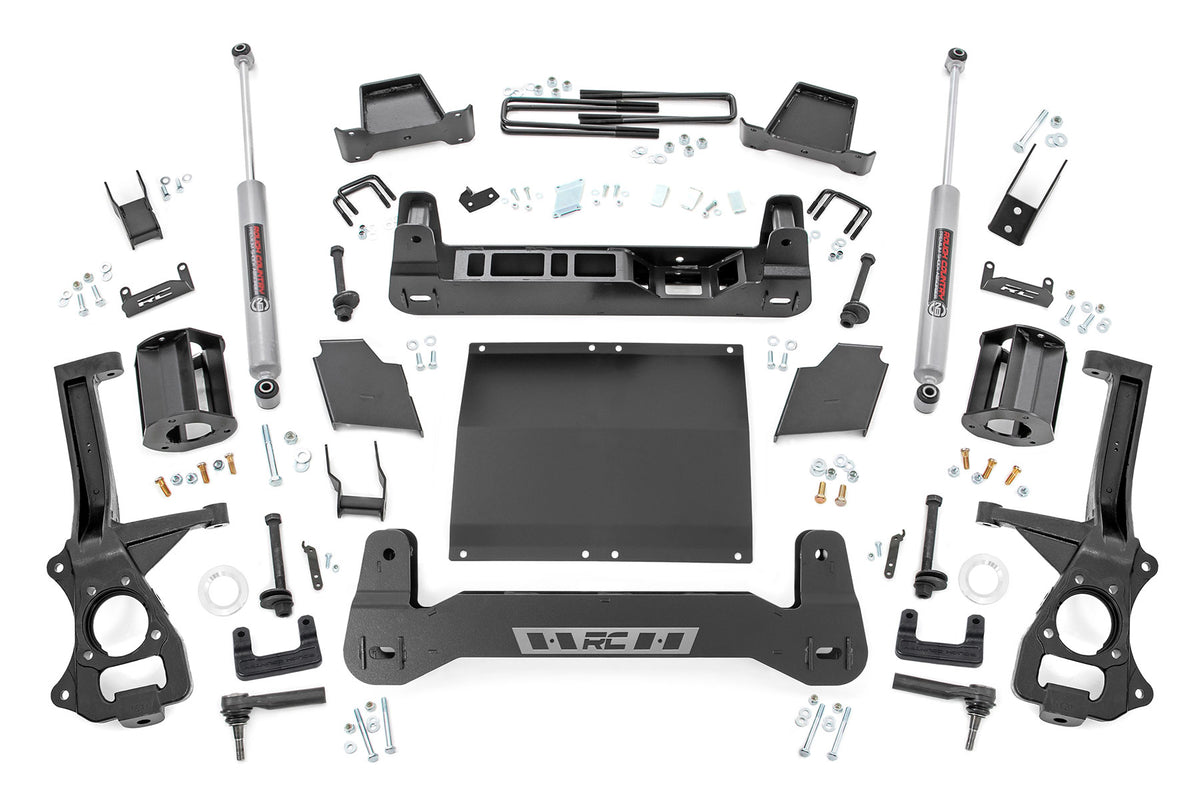 Rough Country 6" Lift Kit Chevy Silverado 1500 4WD 2019-2024 21630