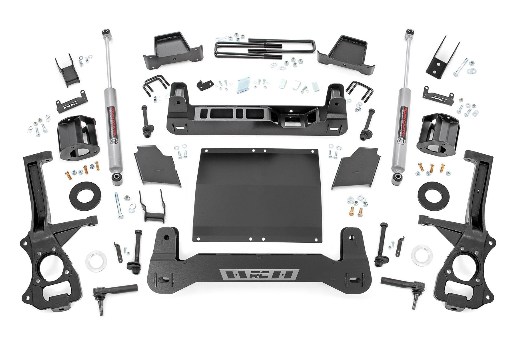 Rough Country 6" Suspension Lift Kit for GMC Sierra 1500 Spacers Diesel 19-24 22931D