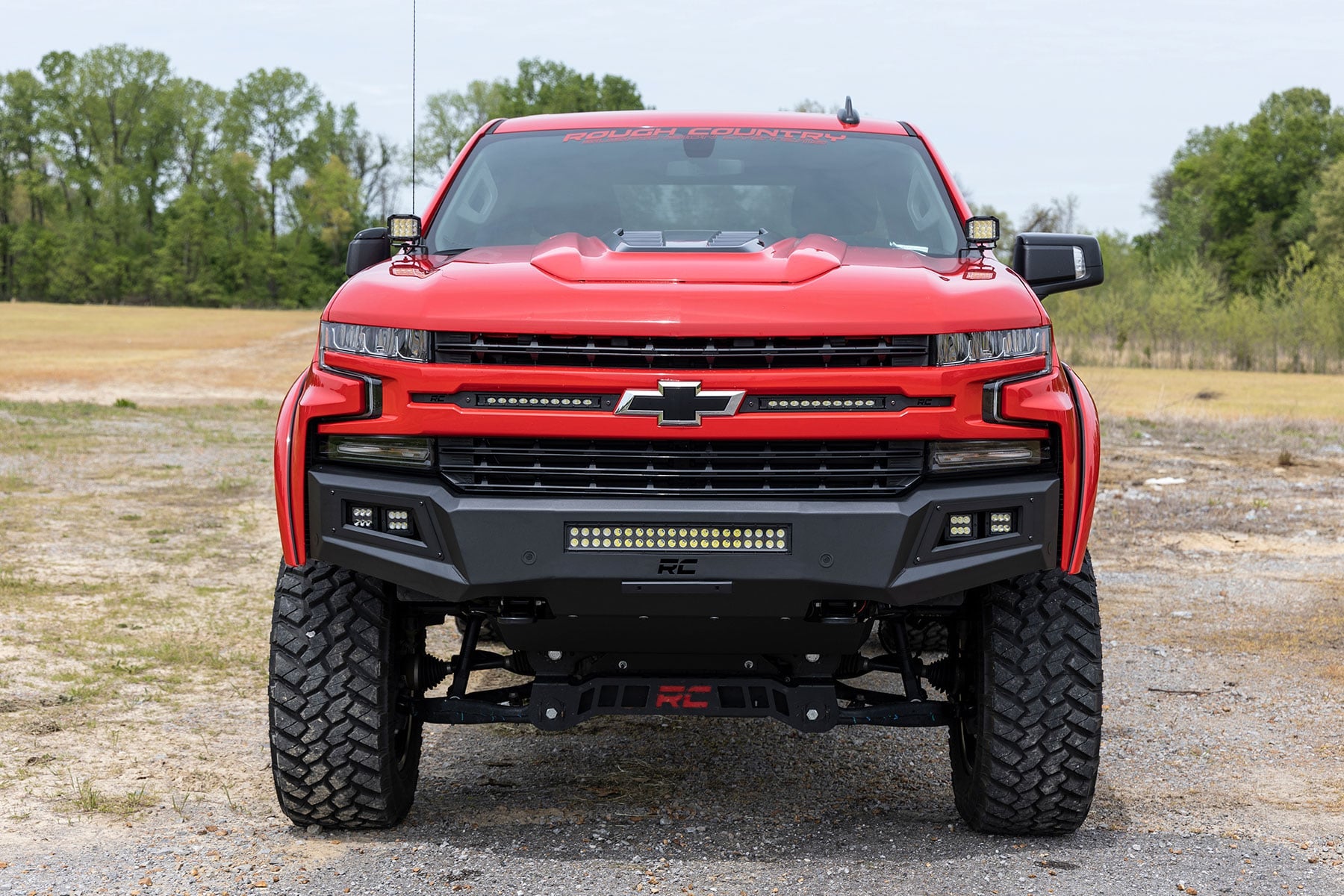 Rough Country Front Bumper Skid Plate Gas Chevy Silverado 1500 19-22 10757A