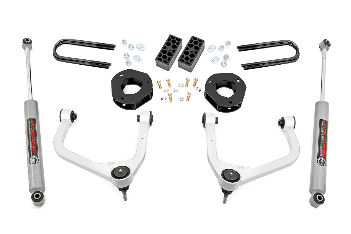 Rough Country 3.5" Lift Kit Chevy Silverado 1500 2025-2026 110430