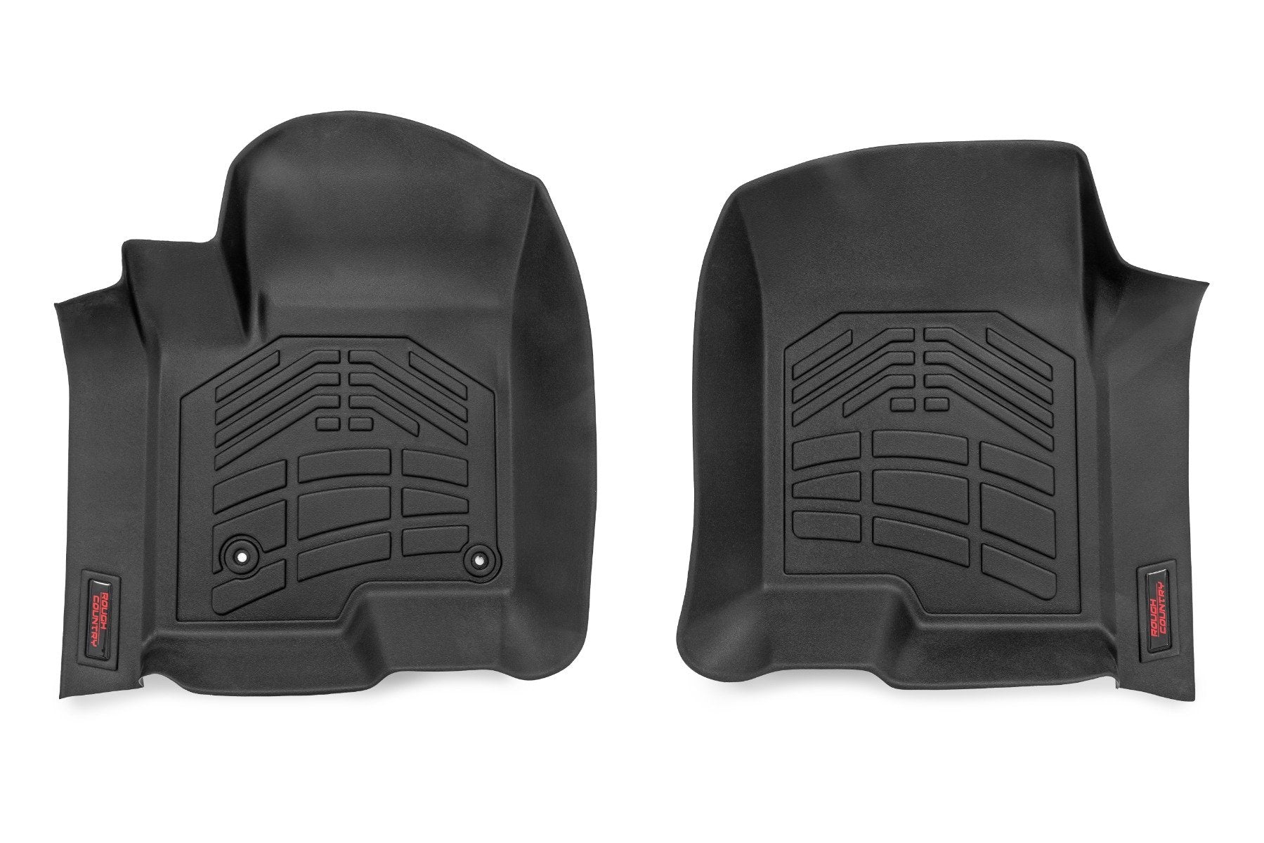 Rough Country SureFit Floor Mats Front Chevy/GMC 1500/2500HD/3500HD 19-25 SM2161
