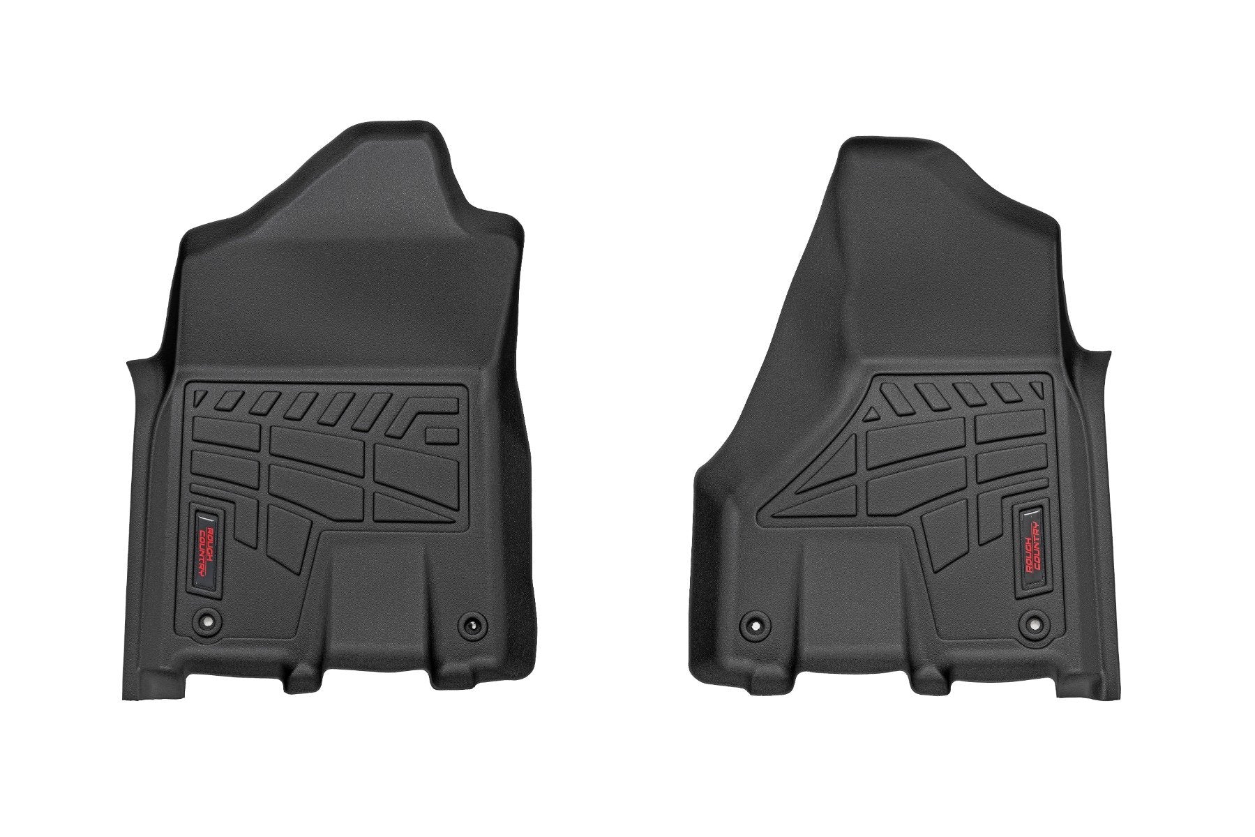 Rough Country Sure-Fit Floor Mats Front Bucket Crew for Ram 2500/3500 19-24 SM31431