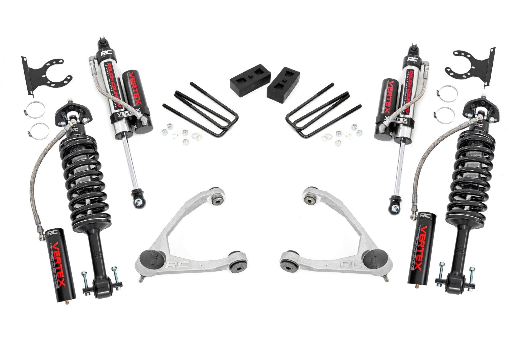 Rough Country 3.5"GM Suspension Lift Kit w/ Vertex 07-16 1500 PU 2WD 19850