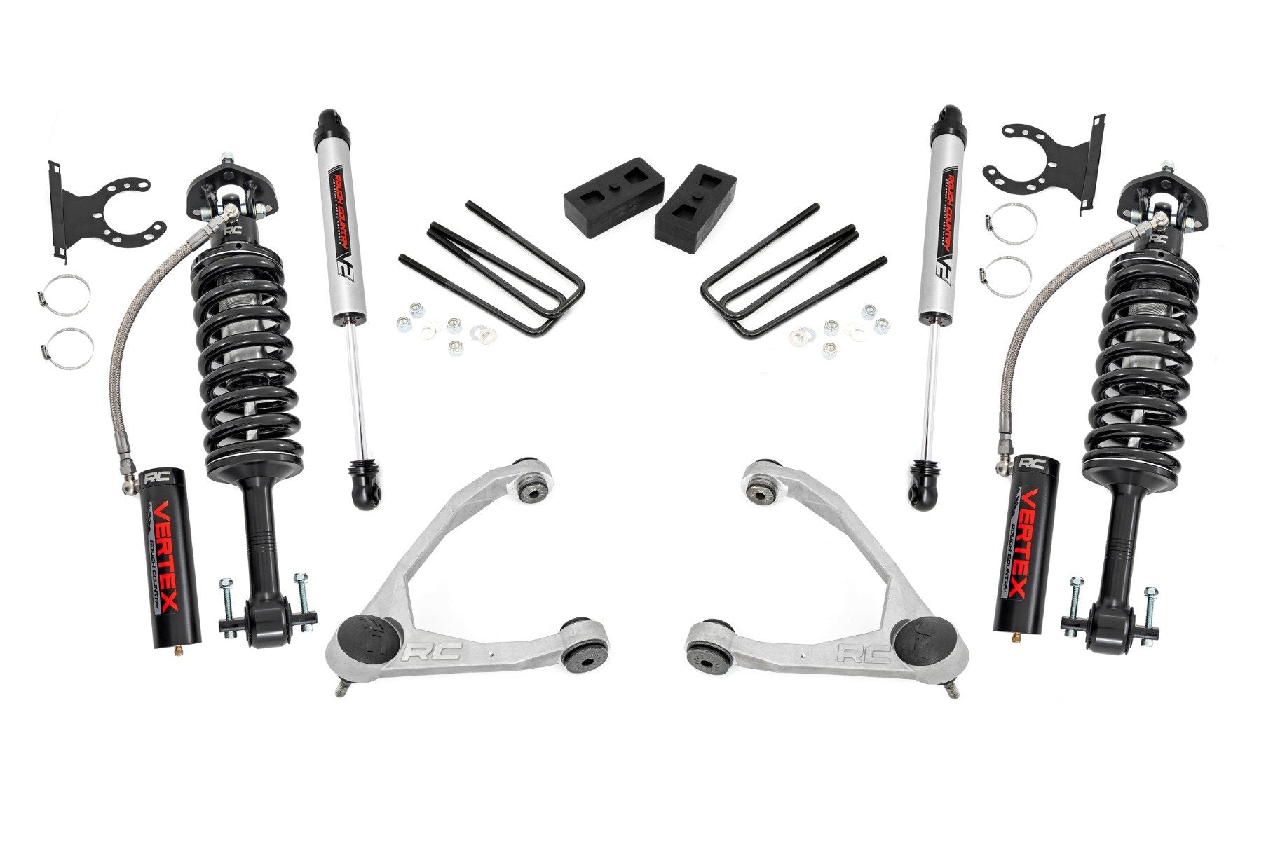 Rough Country 3.5"GM Suspension Lift Kit Vertex & V2 Shocks 07-16 1500 PU 2WD 19857