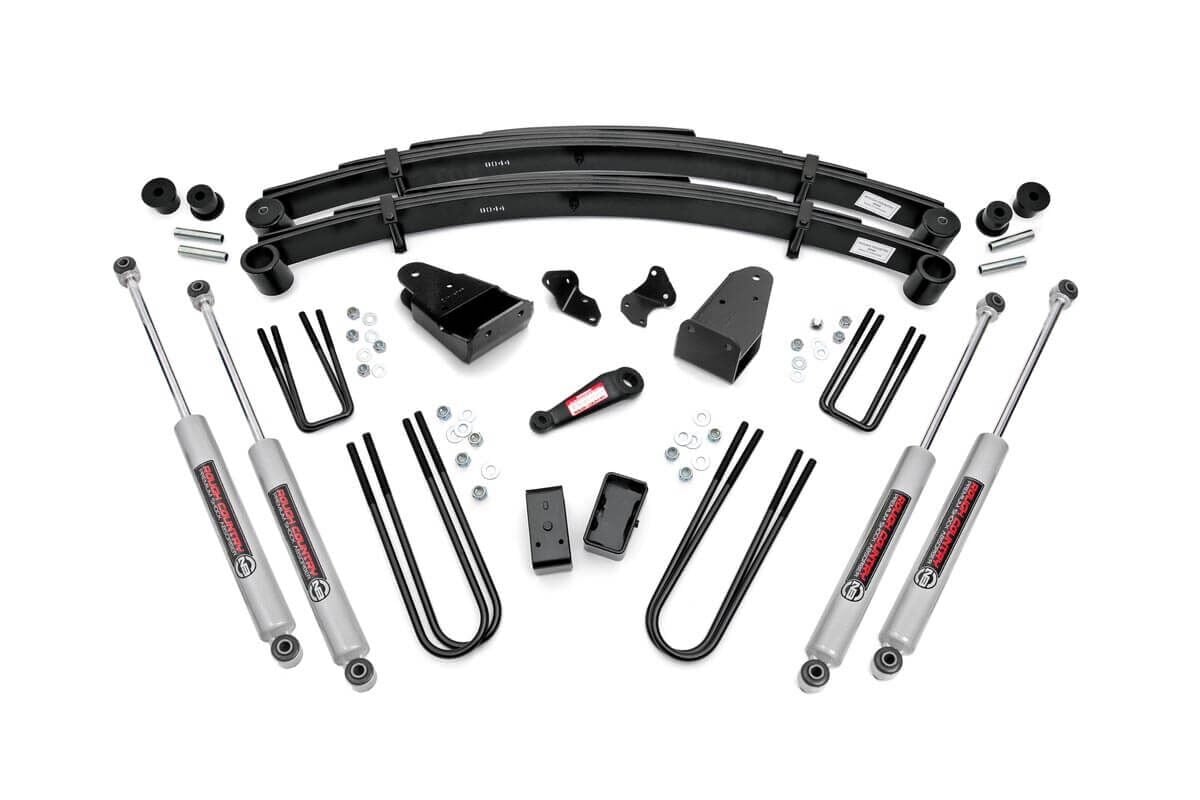 Rough Country 4 Inch Lift Kit For Ford F-250 4wd (1987-1997) 490-87UP30