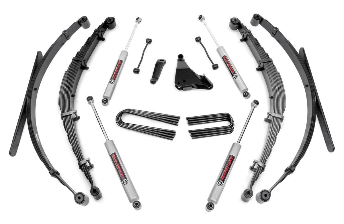 Rough Country 6" Lift Kit Rear Springs For Ford F250/F350 Super Duty 1999 49230