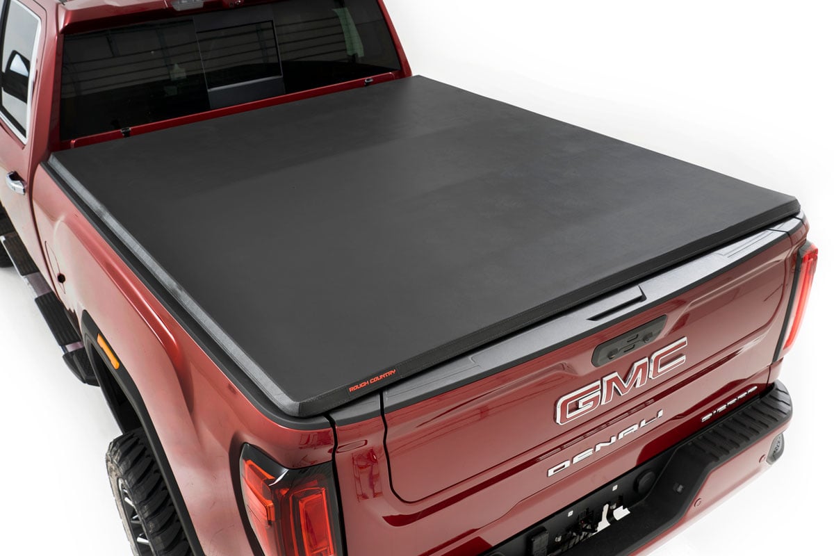 Rough Country Soft Tri-Fold Bed Cover 6'9" Bed Chevy/GMC 2500HD/3500HD 20-25 41120690A