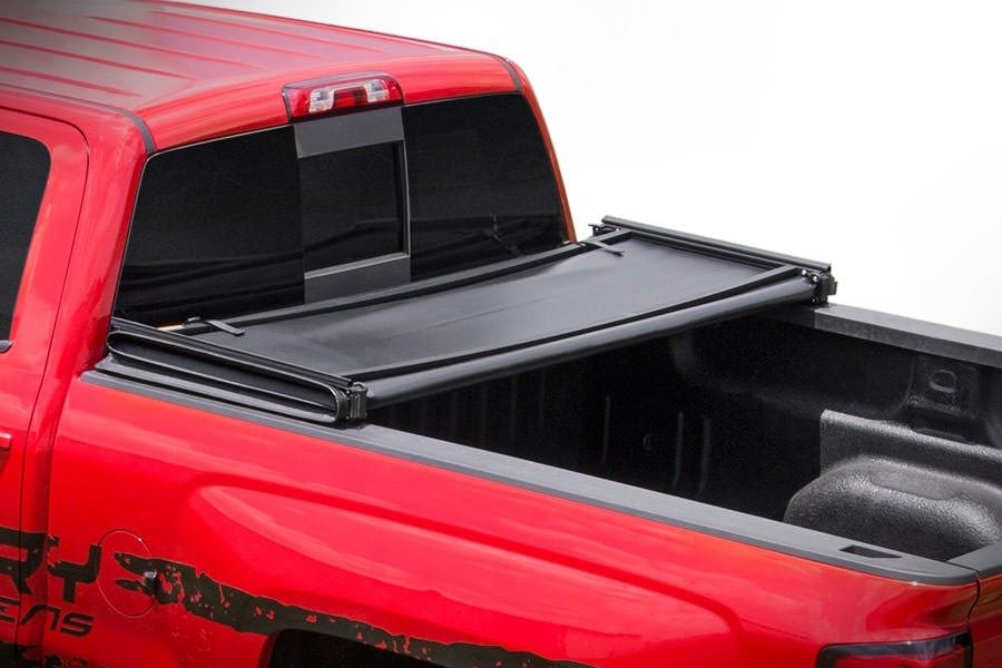 Rough Country Soft Tri-Fold 6'10" Bed Cover for Ford F250/F350 SuperDuty 17-25 41517650A