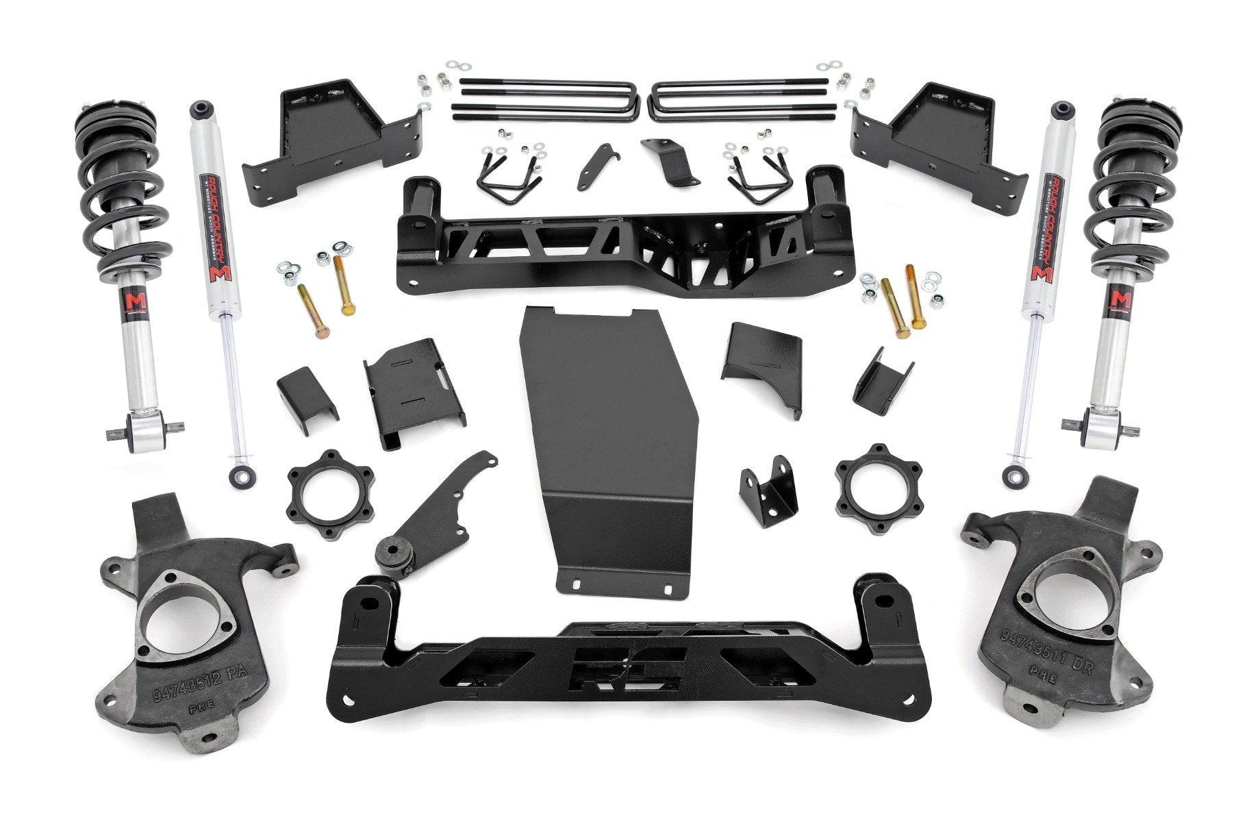 Rough Country 6" Lift Kit Alu/Stamp Steel M1 Struts Chevy/GMC 1500 14-18 22740