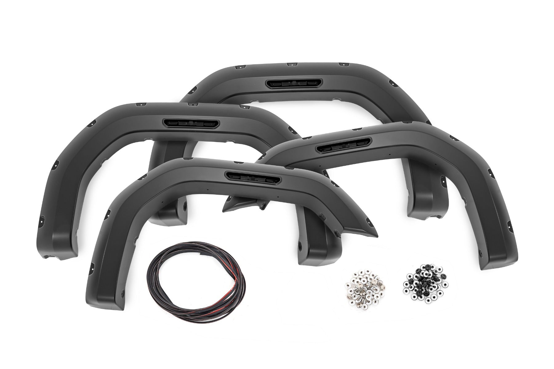 Rough Country Pocket Fender Flares GJV Riptide Blue GMC Sierra 2500/3500HD 20-26 F-G12011A-GJV