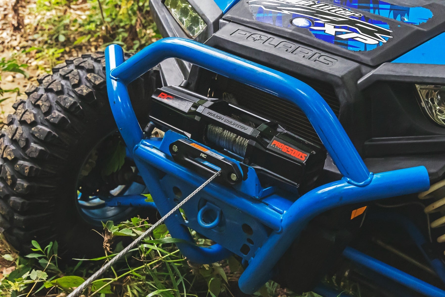Rough Country 6500-LB Winch UTV Synthetic Rope RS6500SA