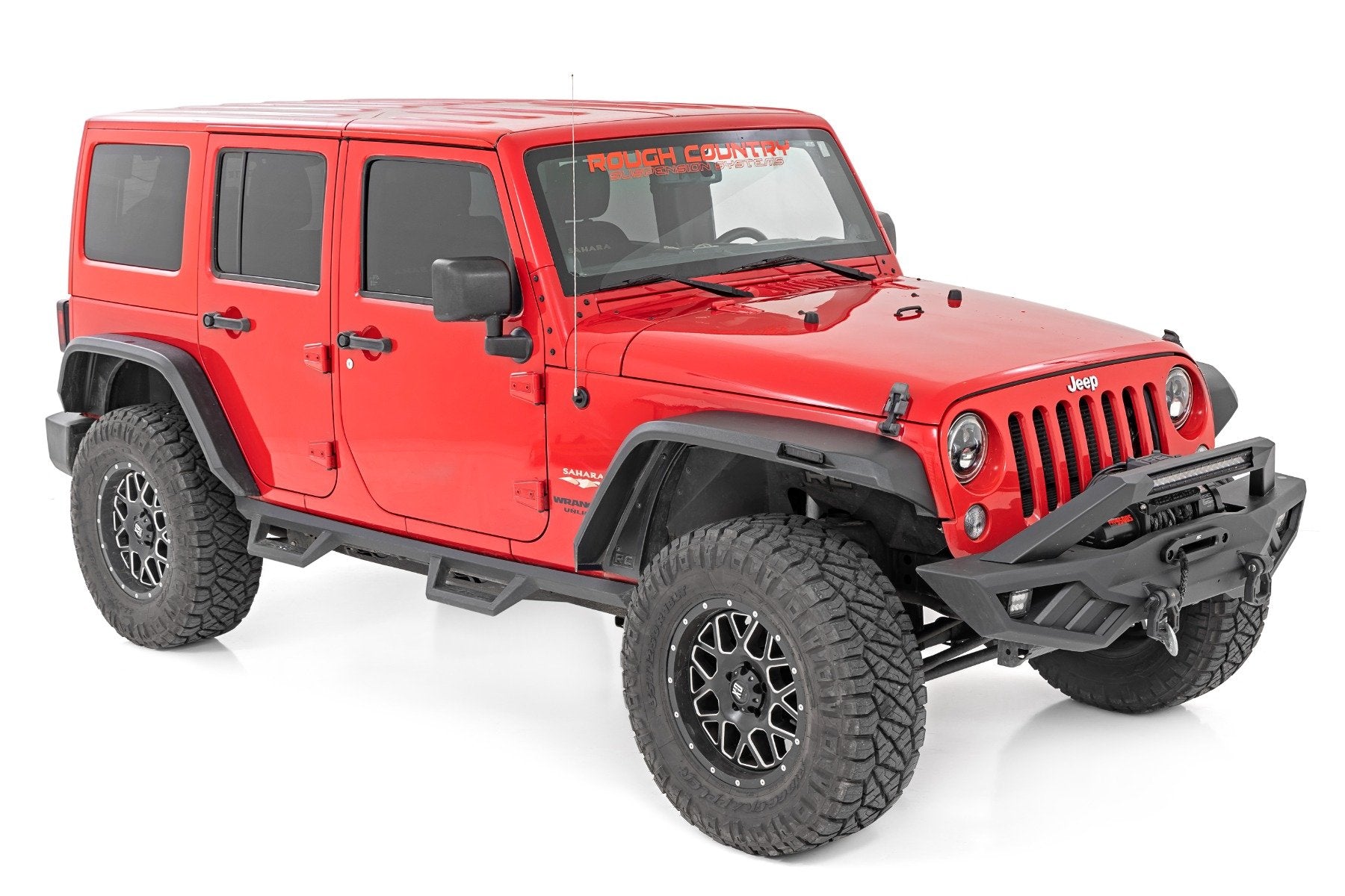 Rough Country High Clearance LED Fender Flare Kit Jeep Wrangler JK 07-18 99037