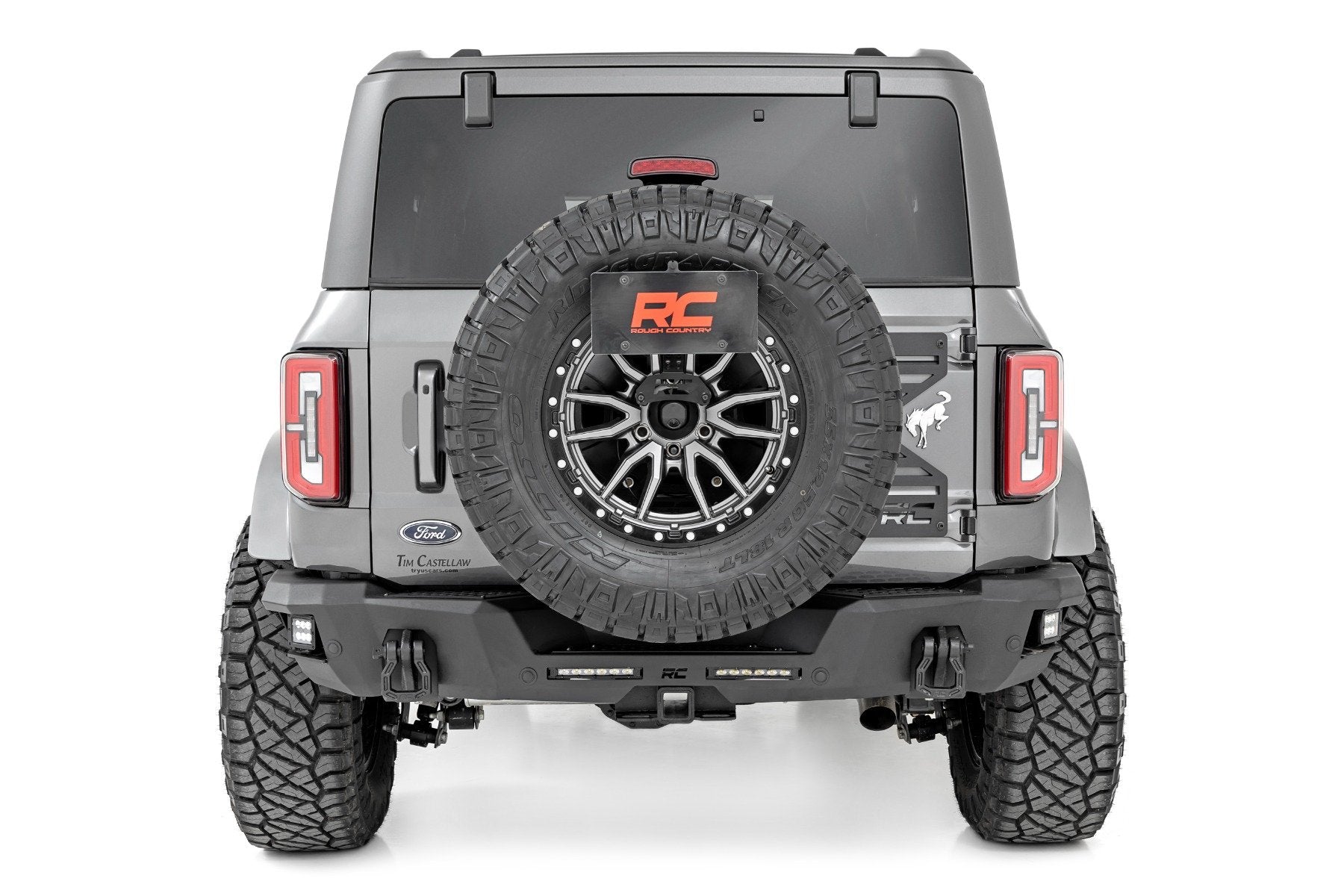 Rough Country Rear Bumper Black Series LED Spot Ford Bronco 2021-2022 51092