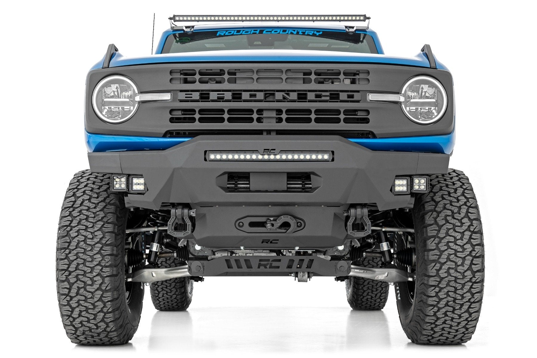 Rough Country 5" Lift Kit M1R Reservoir for Ford Bronco 4wd 21-25 41540