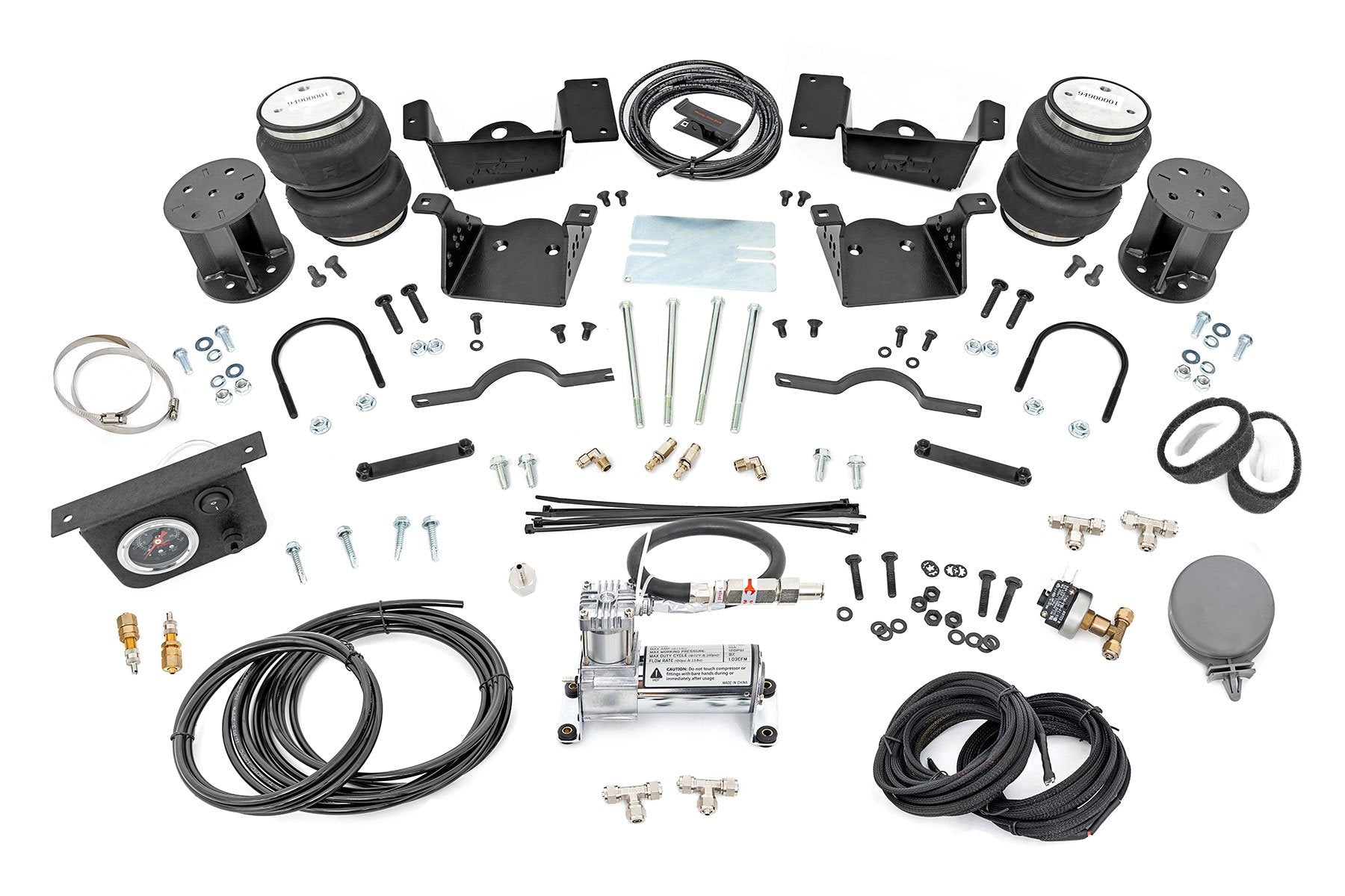 Rough Country Air Spring Kit w/Comp 3-5" Lift Kit Chevy/GMC 2500HD/3500HD 20-23 100345C