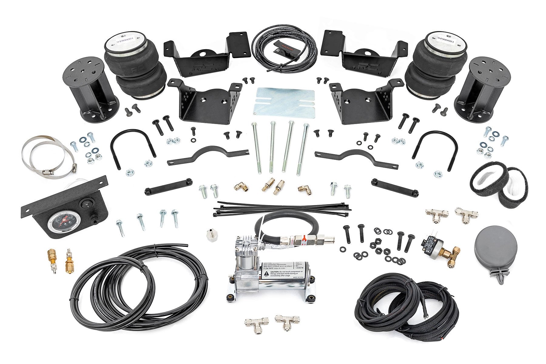 Rough Country Air Spring Kit w/Comp 7" Lift Kit Chevy/GMC 2500HD/3500HD 20-23 100347C