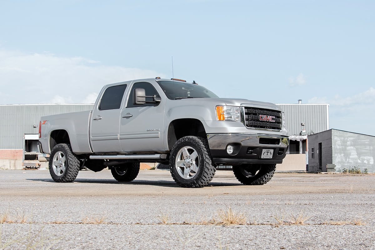 Rough Country 3.5" Knuckle Lift Kit V2 Chevy/GMC 2500/3500HD 11-19 97570RED