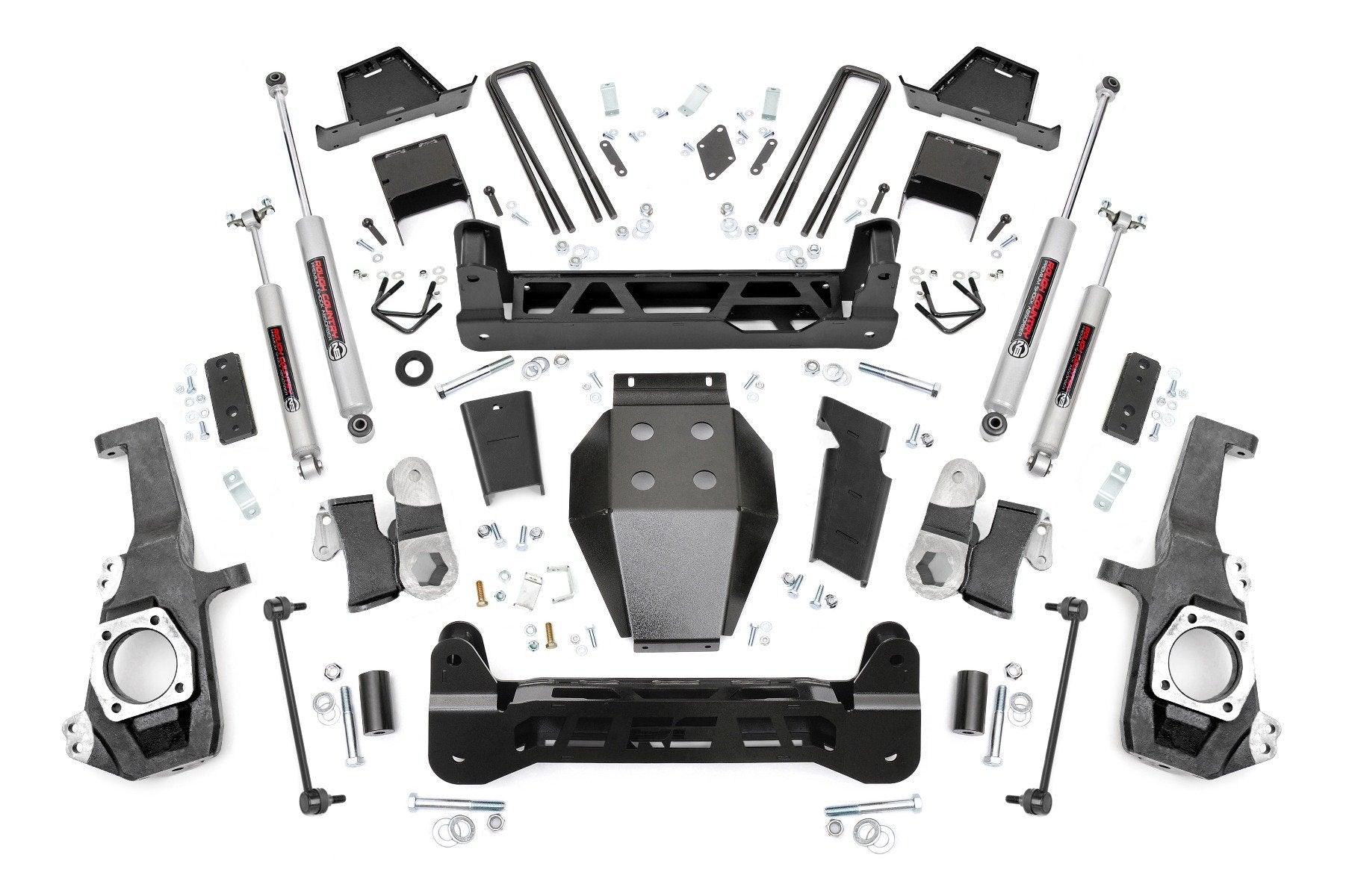 Rough Country 7" Lift Kit NTD w/ Overloads Chevy/GMC 2500/3500HD 4WD 20-25 111130