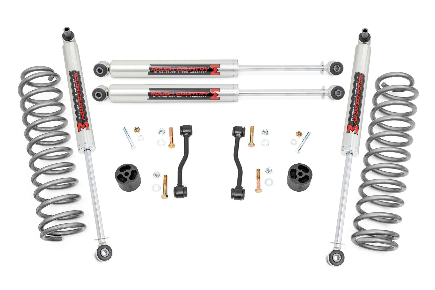 Rough Country 2.5" Leveling Kits Springs M1 Jeep Gladiator JT 4WD 2024 78440