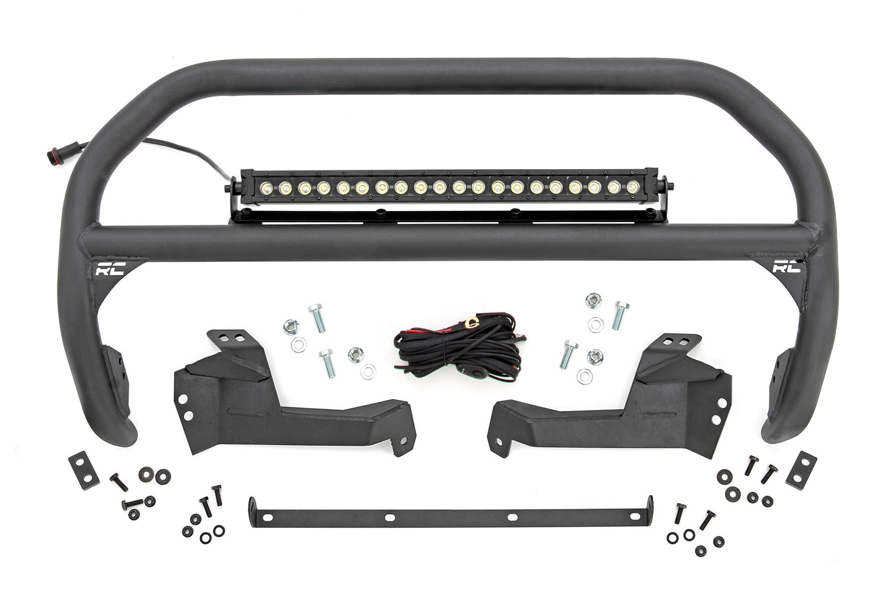 Rough Country Nudge Bar w/Black Series DRL LED 2021 Ford Bronco Sport 51042
